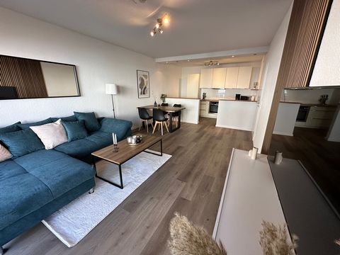 Welcome to our exclusive 2-bedroom apartment in Wuppertal Barmen! This 53 sqm space offers modern comfort and comes fully furnished. Enjoy your own wellness area with a swimming pool and sauna. Table tennis, laundry facilities, a spacious balcony – a...