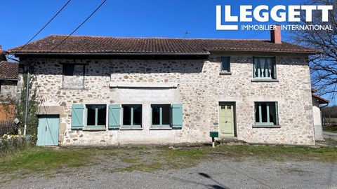 A27633WV87 - In a small hamlet, this spacious stone house attached on one side offers 184m2 of living space, comprising three lounges, kitchen, dining room, bedroom, bathroom and separate toilet on the ground floor and two large bedrooms on the top f...