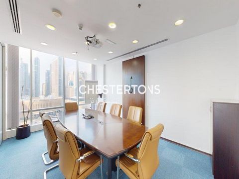 Located in Dubai. Discover the pinnacle of modern office luxury with this exceptional partitioned and fully fitted office space, exclusively presented by Chestertons. Situated within the prestigious Reef Tower, this 1801 sqft gem seamlessly combines ...