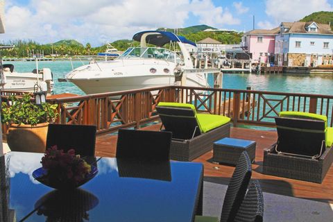 Located in Jolly Harbour. Villa 220B is a stunningly decorated 2-bedroom villa situated close to the white sands and turquoise waters of Jolly Harbour’s south beach. Jolly Harbour is one of the premier holiday spots in Antigua. Everything you need fo...