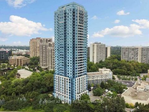 Indulge in The Luxurious Condo by Tridel. A Remarkable 1+Den Corner Unit Boasting 679 Sqft Of Indoor Living Space With 9Ft Ceilings. This Bright & Spacious Suite Features Open Concept Living/Dining Room, A Modern Kitchen With Granite Countertops & Br...