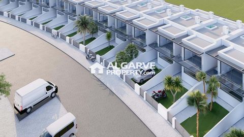 Dans la plus récent urbanisation d’Olhão, on trouve cettes maisons de ville à seulement 2,5 km de Ria Formosa, et à 15 minutes à pied du centre commercial Algarve Outlet, avec des maisons de style moderne. Les maisons ont 2 étages avec patio et jardi...