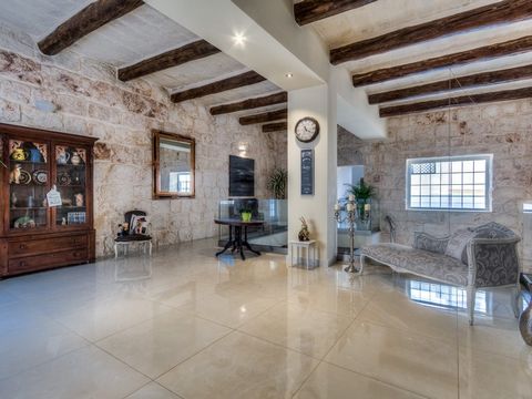 A stunning example of a House of Character expertly modernised and designed for today s life. The property is located in a quiet side street not far from the main street in Mellieha with good access in all directions. On entering the property one fin...