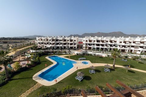 Beach apartments in Almeria with 1, 2 and 3 bedrooms. Phase 7 of Mar de Pulpí, also known as Los Narcisos, has communal areas including gardens, communal pools, jacuzzis and children's areas. With a quiet and private location, in a privileged natural...