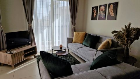 Located in Limassol. Newly refurbished in a modern style Fully equipped and fully furnished. Brand new appliances and brand new furniture. Exterior shutters at the bedrooms' windows, Instant water heater as a back up for cloudy days 3 air conditionin...