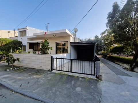 Located in Limassol. Explore this recently renovated, 165 sq.m. three-bedroom semi-detached house, conveniently situated in a tranquil residential area bordering a lush green space in Omonoia. Offering ample living space, the house features a generou...