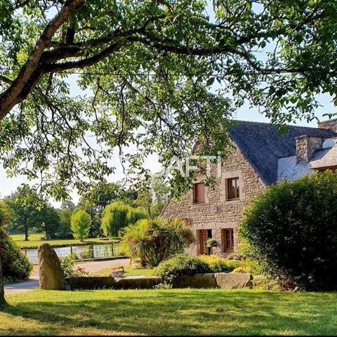 EXCEPTIONAL! Close to Saint-Malo, Dinard and Mont Saint-Michel, this MAGNIFICENT STONE MILL, completely renovated with taste, of 300 m² awaits you on nearly three hectares. You arrive in a DREAM ENVIRONMENT where leisure and relaxation await you. Cur...