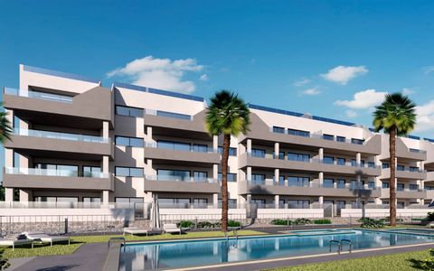 Apartments in Villamartin, Orihuela Costa, Alicante 3 blocks of 24 apartments with very large terraces facing East, South or West. Option of 2 or 3 bedrooms and 2 bathrooms. Central garden with community pool. The houses are fully equipped: electrica...