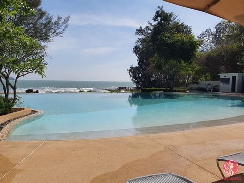 This 2 Bedrooms condo is located on the beach in Khao Tao. The unit has 90 SQM of living space with 2 bedrooms, 2 bathrooms and a open plan living and kitchen area. The complex has the following facilities: – Swimming Pool beside the beach – Fitness ...