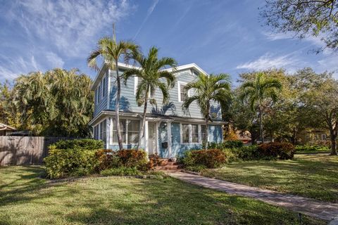 NO DAMAGE FROM HURRICANES AND NO FLOOD INSURANCE REQUIRED! This beautiful fully renovated 2 story 1930 home with vintage charm and classic features on a corner lot close to the downtown waterfront in historic Old Northeast St Petersburg. Inside, the ...