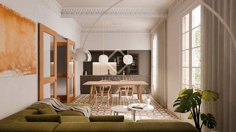 Este piso en planta principal recientemente renovado, ubicado en el codiciado barrio del Eixample Izquierdo, ofrece una oportunidad excepcional de experimentar el encanto de una de las zonas más cotizadas de Barcelona. Ubicada en la intersección de M...