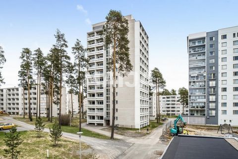 A cozy and bright one-bedroom apartment with two balconies in Sairaalanrinne, Mäntykangas. This lovely small home is located close to the hospital and medical campus, schools, services, and transportation links. It is perfect as a personal home, inve...