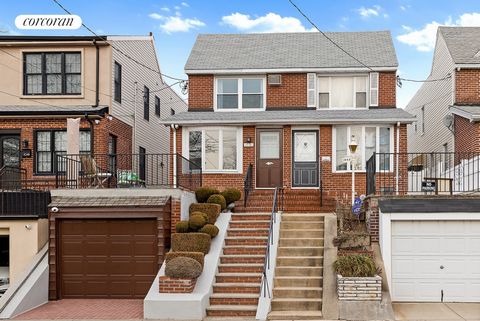 Welcome to 1051 76th Street, a semi-detached, move-in condition, 3bed/2bath brick house with private parking and outdoor space in prime Dyker Heights! The sun-filled parlor level features an open concept living/dining room with southern and western e...