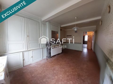 Votre conseillère SAFTI, Aline WEBER, vous présente en exclusivité, cette maison mitoyenne de 117m² construite dans les années 1925 sur 3 niveaux et à rénover. Située sur Stenay, elle bénéficie d'un emplacement idéal à deux pas du centre-ville. Cette...