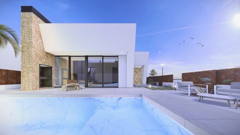 Nieuwbouw halfvrijstaande villa's in san pedro del pinatar Nieuwbouw van 6 villa's in San Pedro del Pinatar. Nieuwbouw villa's met 3 slaapkamers, 2 badkamers, met prachtig privé zwembad, groot dak solarium, zonovergoten voor-, zij- en achterterrassen...