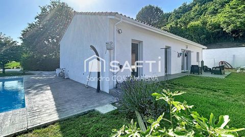 Maison récente avec piscine au calme