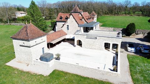 Propriété d'exception à 20 Km au Sud de Figeac