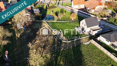 Superbe terrain constructible de 10,75 ares, libre de constructeur et hors lotissement !