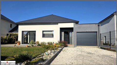 PLAIN PIED CONTEMPORAIN 2022- 3 CHAMBRES - GARAGE - JARDIN