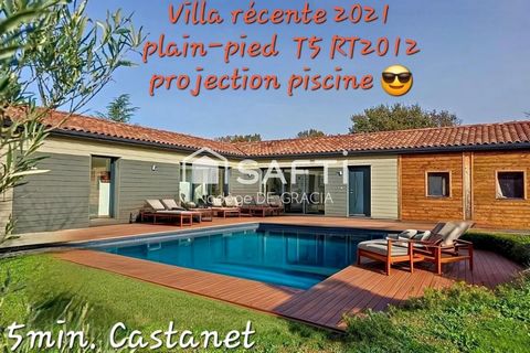 Belle villa contemporaine T5 de plain-pied