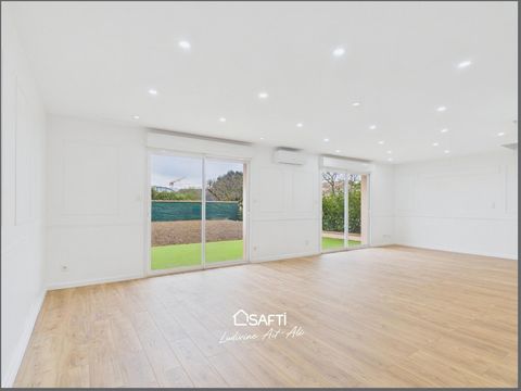 Maison récente avec jardin et terrasse ensoleillée