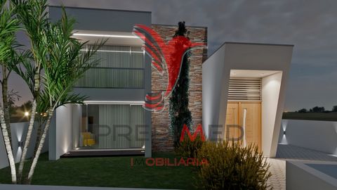 House of modern architecture type t3 in the beginning of construction and annexes inserted in a plot of 800 m2villa: 3 bedrooms, 1 office, 3 bathrooms, kitchen, lounge in open space, annexes: for 2 cars, built-in barbecue, service bathroom, machine h...