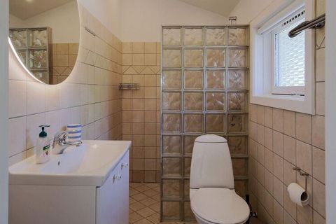 In this cottage by Gilleleje you can have a nice and relaxing holiday with a beautiful view of the fields when you sit in the living room. The patio door can be slid all the way to one side, opening up to the patio. The house is nicely decorated. Wal...