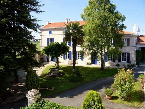 This impressive property is set on the edge of a charming hamlet in glorious Charente-Maritime countryside, and was originally a cognac merchants' domain. In addition to the principal residence, there are 5 high quality gites and a range of very usef...