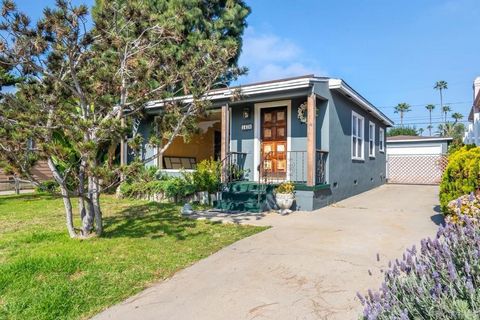 In the heart of Pacific Beach, this 1953 home boasts a character that reflects the rich history of the area. With 2 bedrooms, 1 bathroom, and a detached 2-car garage, this property offers 1,080 square feet of living space on a generously sized lot of...
