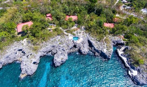 Negril's hidden gem! Three coves spanning one bay, along the scenic cliffs of Negril's West End sits a 3.77 acre compound with a collection of 4 one bedroom / one bathroom cottages plus living area, kitchen and other amenities. A pool ensconced on th...