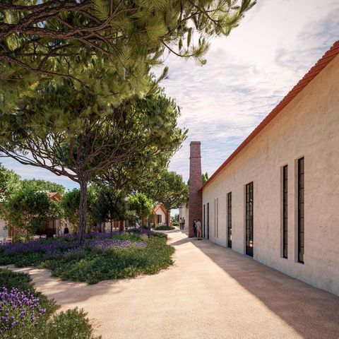 The development thrives with its remarkable outdoor spaces: native landscaping that provides shade and solar filtration, aromatic and culinary plants that add color and fragrance. Winding paths lead to parks, lofts, guesthouses, a seating area and a ...