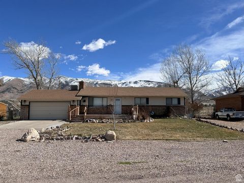 If you haven't been to Oak City in Utah, this house is a must see! This spacious 4 bed, 2 bath Rambler is located on a quiet road surrounded by the most beautiful country setting! You will not find another home like this one. Custom kitchen designed ...