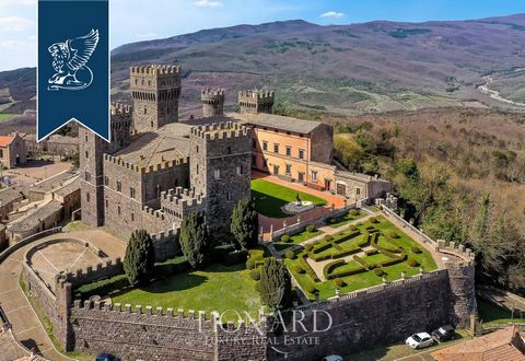 Nestled in the idyllic village of Torre Alfina in the province of Viterbo, this historical medieval castle for sale is an epitome of unparalleled beauty and rich heritage. Offering 5,000 sqm spread across 5 levels and accompanied by a lush 1,000-sqm ...