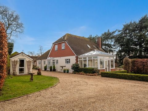 Sevenacres is an incredible family home set within its own elevated haven, This detached 4 bed, 2 bath and 3 reception room house is centralised within its very private gardens of approximately 1 acre and yet is only a short stroll from the idyllic v...