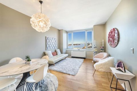 Modern Apartment with Breathtaking Views Picturesque expansive Hudson River Views with sweeping Midtown skyline backdrop from every window of this modern, 2-bedroom, 2-bath condominium residence on the 37th floor. The unit has high ceilings, an open ...