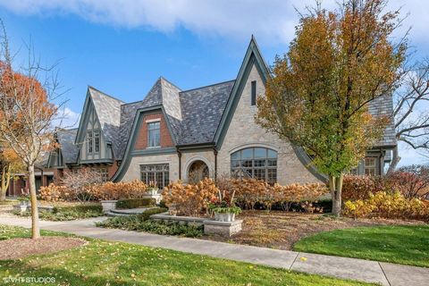 This stunning Hinsdale manor is a must see! Beautiful inside and out, this custom home was created with high-end touches and light-soaked spaces. The sweeping floor plan, which includes 6 bedrooms, 6 full baths and 3 half baths, was thoughtfully desi...