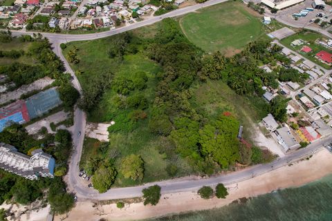 Located in Speightstown. Prime development land located between Speightstown and Heywoods hotel. The western boundary is across the road from the beach and the outlook over the beach is excellent. Although the land is in some places low lying it is w...