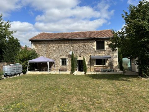 Delightful two bedroom restored house in a hamlet between Voulême and Civray which is just a short drive away. The house is detached, has outbuildings and beautiful grounds with fruit trees. The property has a lot of potential to be extended thanks t...