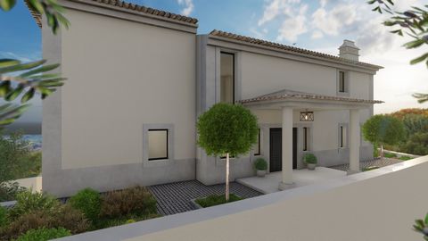 Located in Santa Bárbara de Nexe. Large luxury villa under construction, in very beginning, with conclusion previewed for the end of 2025. The project foresees 3 floors: very large basement, Ground floor and a 1st floor, at this stage some alteration...