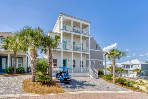 Welcome to 'The Franseasco', a luxury 2021 constructed beach house, only a short walk to the emerald waters and white sand, just steps from the community pool, featuring 3 king master suites with large en-suite bathrooms, 12 ft ceilings, 3rd level lo...