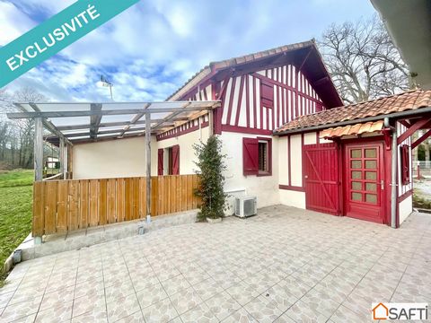 Located 15 minutes from Mont de Marsan in South-West of France, 1 hour an half from the atlantic ocean and 2 hours from the Pyrenees mountains ski resorts, in the small village of Pujo-le-Plan, built on flat land of approximately 1700 m² fenced with ...