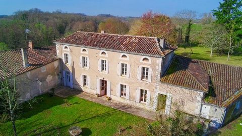 An attractive and desirable Maison de Maitre in need of some TLC. The property offers spacious living across 2 floors and benefits from attached stone outbuildings with workshop, garages and stables, all ripe for converting into habitable dwellings. ...