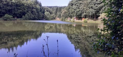 Summary At the heart of the Normandy countryside waiting to be discovered you will find the Mill lakes, a haven of peace surrounded by nature, woodland and greenery. The property offers great potential and includes 2 spring fed carp lakes of 13000 m²...
