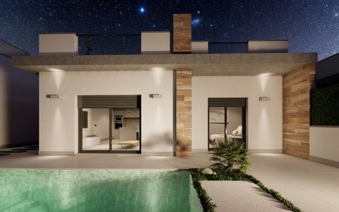 Single-family villas in Roldán, Murcia, Costa Cálida A luxury complex of single-family homes with a private pool, terrace areas and solarium that allows you to enjoy all hours of sunshine, every day of the year. Each house has 2 or 3 bedrooms and 2 f...