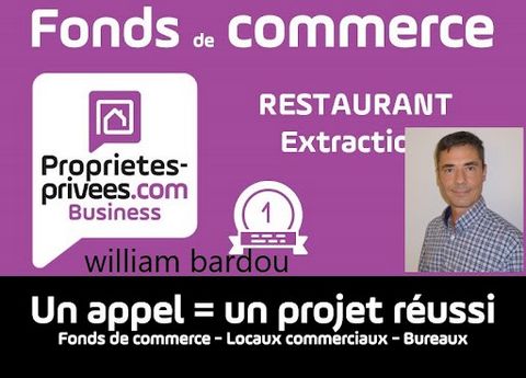 William BARDOU vous propose ce très bel établissement en centre ville. Restaurant et renommé situé à Rambouillet. Clientèle fidélisée depuis de nombreuses années Ce bien bénéficie d'une surface généreuse de près de 400 m², comprenant un bel espace ba...