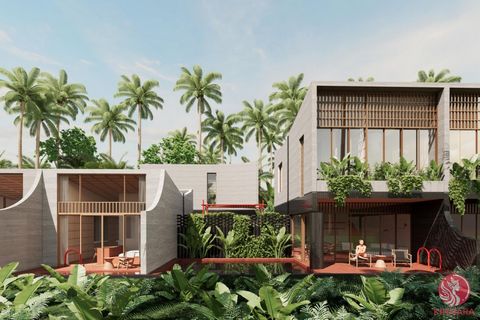 Villas in Bali at Apartment prices Ultra-modern complex of villas with 29 units featuring 1 and 2 bedrooms. Two-bedroom villas with a private pool, covering 131 m2, starting from $262,000. Income from rental starts from $5,000 per month. Combining th...