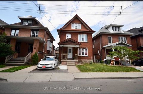 Solid 2.5 detached brick home situated in great central location.1Bedroom Apt On 3rd Floor $900/month.2 Bedrooms Apt On 2nd Floor $1,400/month.1Bedroom Apt On Main Floor $1,100/month.Bachelor Apt In Basement w/ separate side entrance & 3pc bath Vacan...