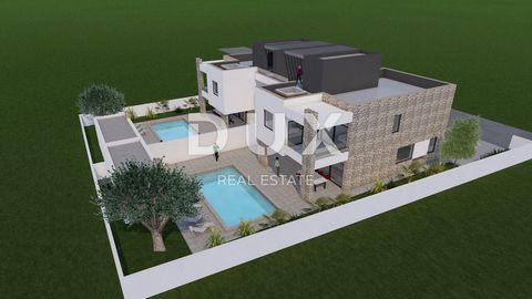 ZADAR, ZUKVE - Ruime halfvrijstaande woning met zwembad! Nieuwbouw! A. Te koop is een moderne halfvrijstaande woning op een prachtige locatie, slechts 310 meter van de zee, ideaal om te genieten van luxe en privacy. Elke unit heeft zijn eigen zwembad...