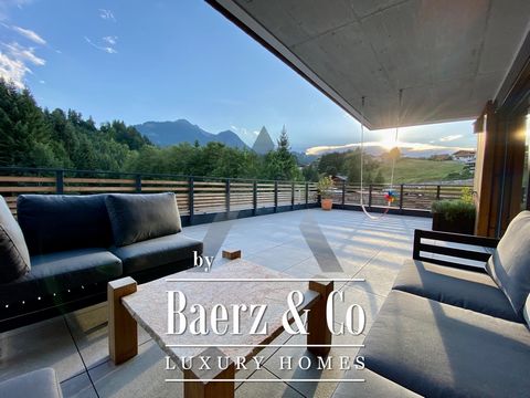 This sunny penthouse with a large terrace and mountain views is in a quiet residential area of Fieberbrunn. With three rooms, the apartment offers enough space for your individual needs. Contemporary furnishing and a great layout make this apartment ...