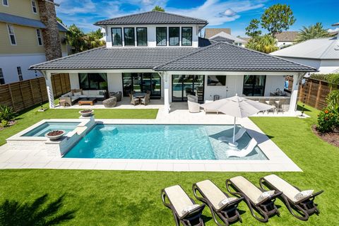 Discover an exceptional blend of sophistication and modern living in this exquisite West 30A home, which is being offered FULLY FURNISHED, and is nestled within the exclusive, gated community of Cypress Breeze. From the moment you step inside, the su...